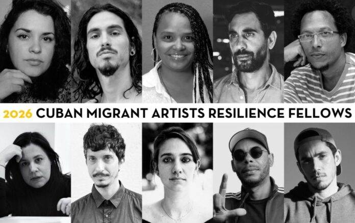 Tercera cohorte del Programa de Becas de Resiliencia para Artistas Cubanos Migrantes, auspiciado por Artists at Risk Connection