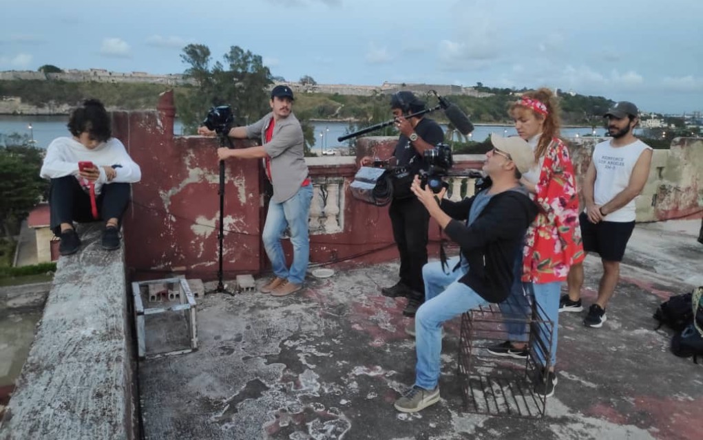 Rodaje de ‘Calle Cuba’; Vanessa Batista