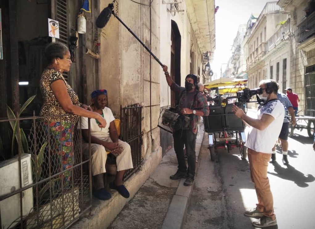 Rodaje de ‘Calle Cuba’; Vanessa Batista