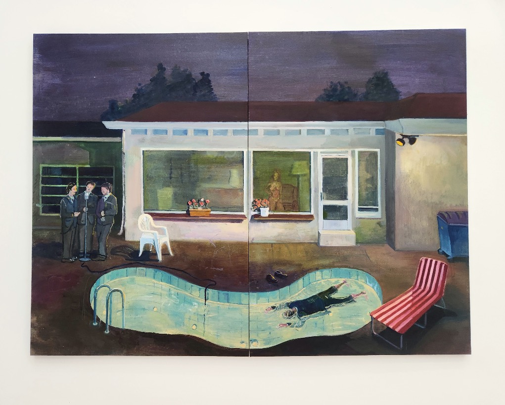 De la exposición ‘Happy Lonely Story’; Camila Lamelas, Carlos Gronlier y Alberto Regueira