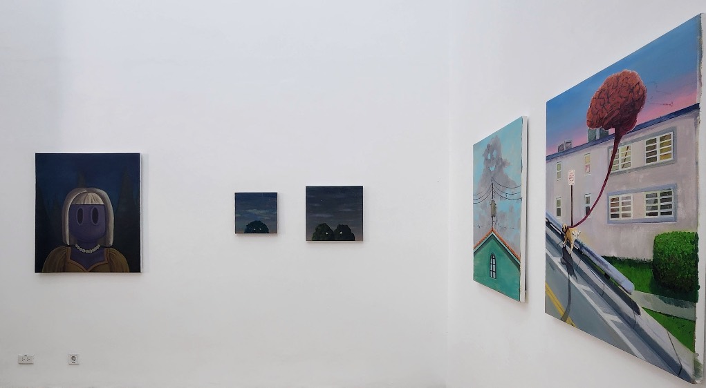 De la exposición ‘Happy Lonely Story’; Camila Lamelas, Carlos Gronlier y Alberto Regueira