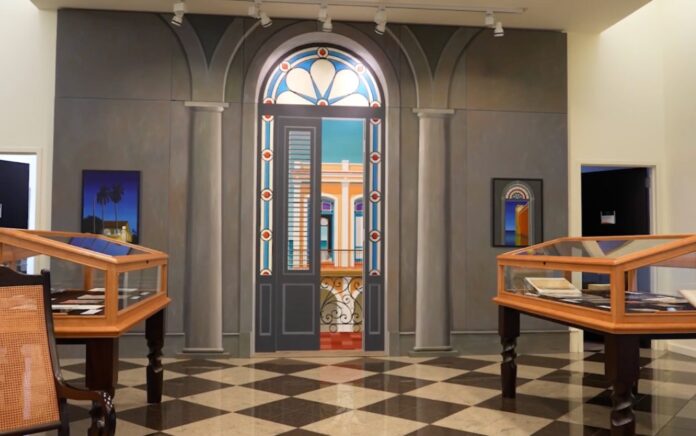 Vista interior de la Cuban Heritage Collection, Universidad de Miami