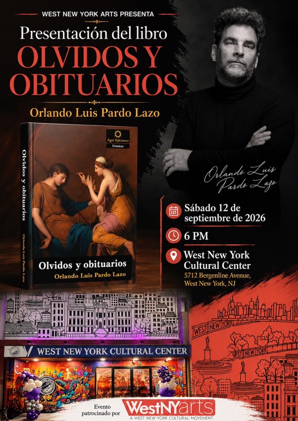 'Olvidos y obituarios' (Agni Ediciones, 2026); Orlando Luis Pardo Lazo