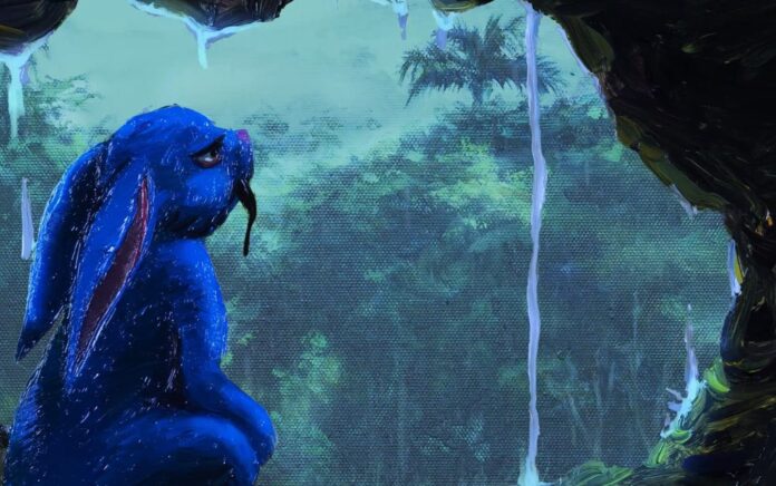 Still de ‘El Jardín’; Miguel Machado y Carolina Charadán