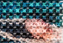 ‘Fragments of Memory’: la artista cubana Mabel Poblet abre exposición individual en Santa Fe Pieza de la serie ‘My Autumn’ de Mabel Poblet: fotografías plegadas en origami sobre papel retroiluminado en tonos azules y plateados.