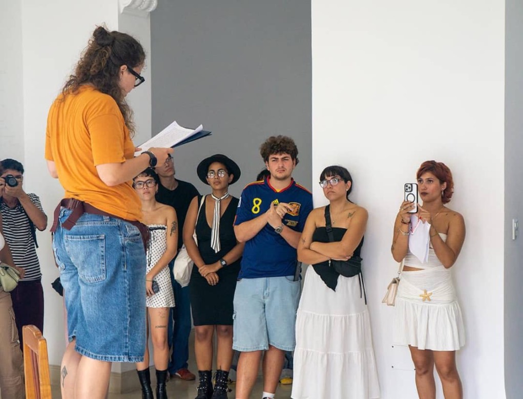 “Después de la mancha”, en CEMI ArtLab, 25 de septiembre de 2026. Cierre de un taller de escrituras queer organizado en La Habana por Chrislie Pérez y su proyecto Piso34